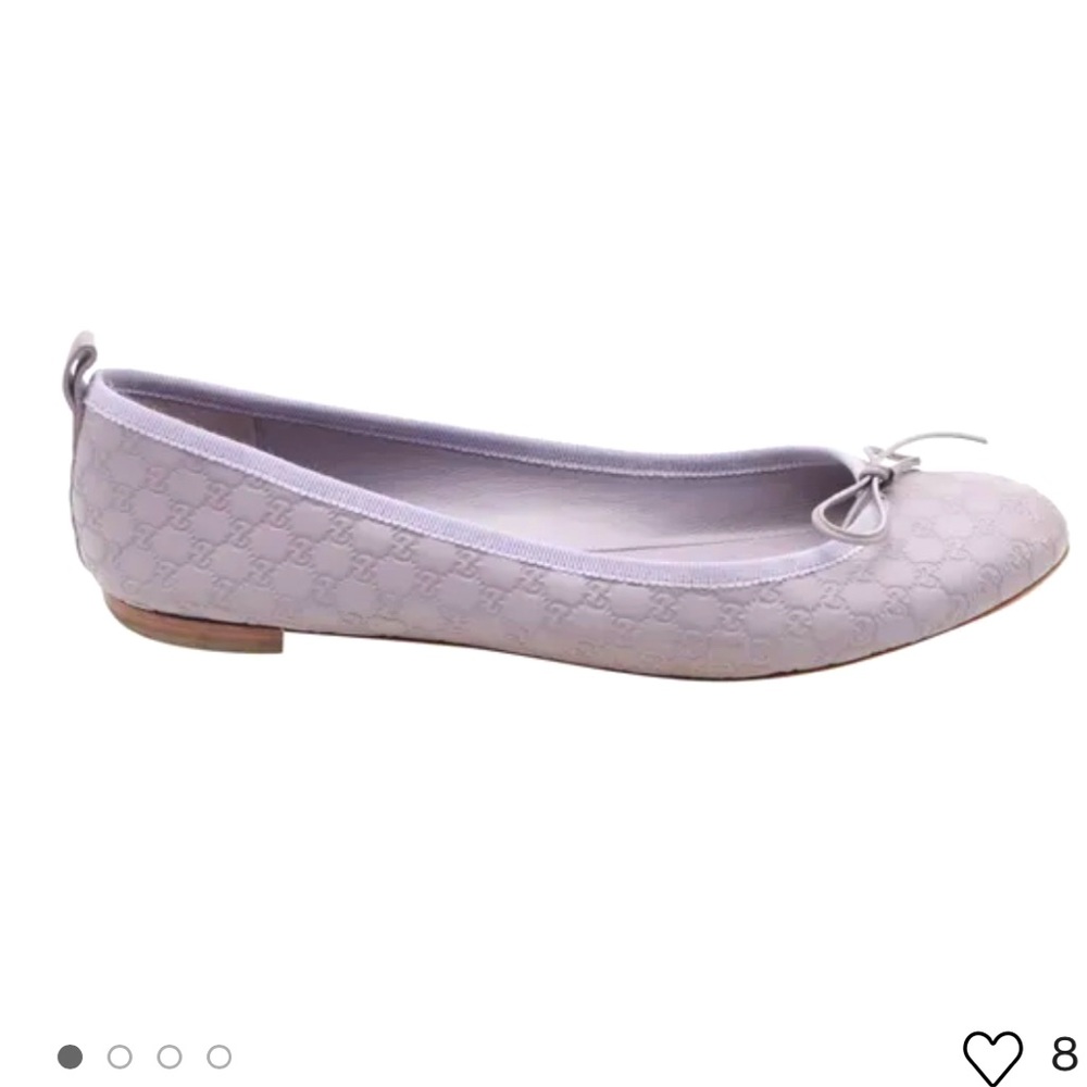 Gucci Lavender ballet flats